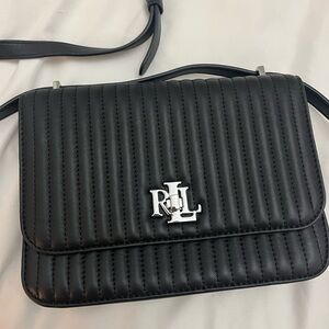 Polo Ralph Lauren Blue Quilted Crossbody Bag